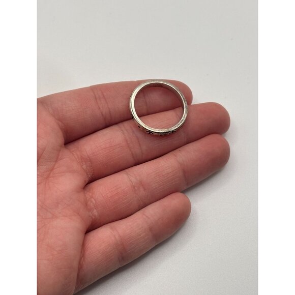 925 James Avery Sterling Silver Anchor Band Ring Size 8.5 - Picture 6 of 7